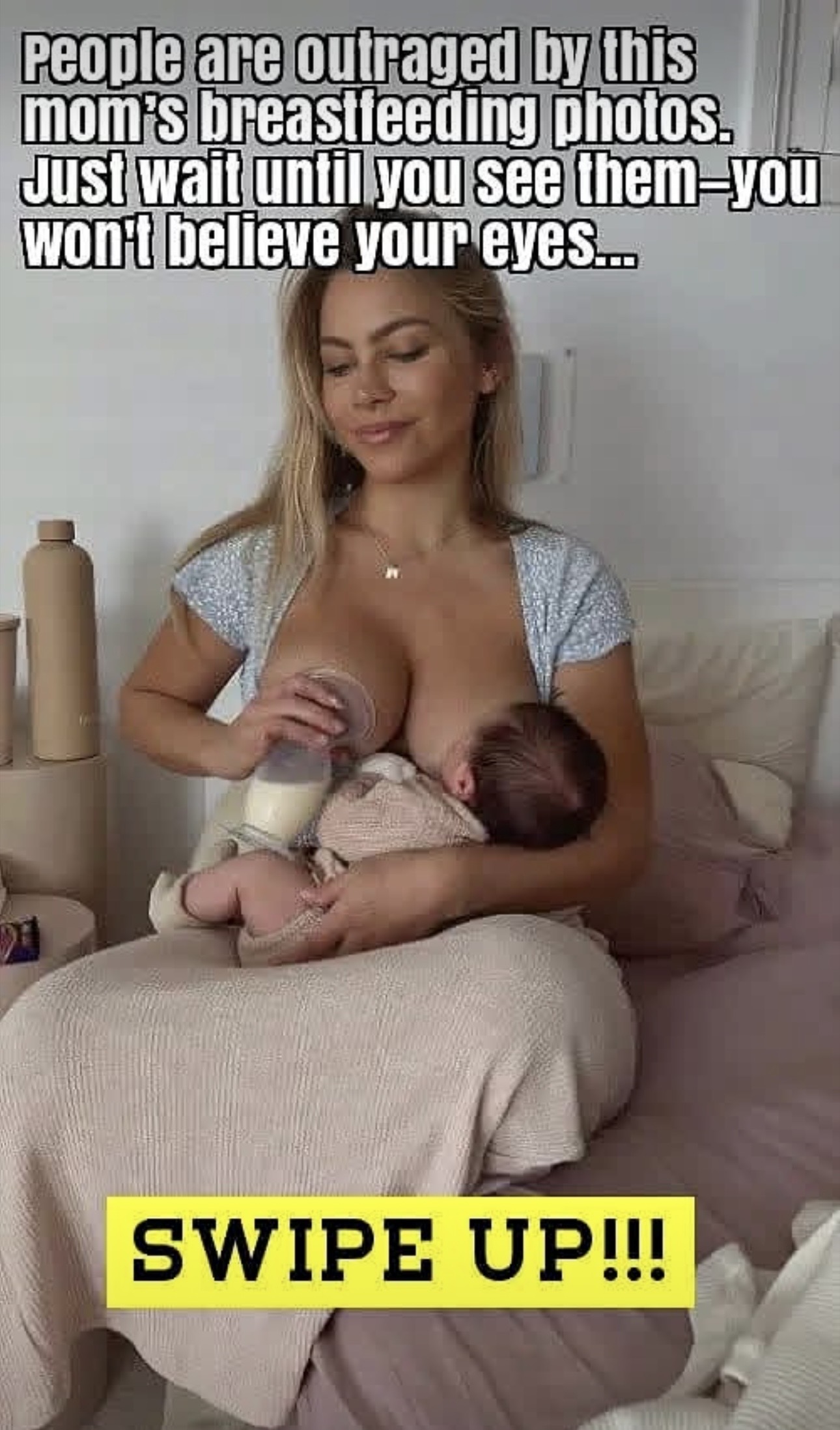 People Go Crazy on the Beach Over This Mom Breastfeeding Her Baby